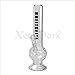 Produktbild Breitseite 06 Glasbong Zylinderbong grade H 400mm Durchmesser 55mm, 18,8-Schliff (NS19), Raucherbedarf, Rauchzubehör, Hanf, Pfeife, Bong, Blubber, Kiffen, Wasserpfeife 4222 von EKNA