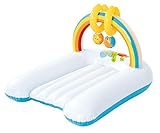 BIECO 22052241 matelas à langer gonflable avec arc comme un arc de lecture, support d'enroulement pour bébés, blanc