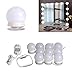 Produktbild DSGG Spiegel Beleuchtung LED Vanity Makeup Mirror Hollywood Style Lights Kit Mit 10 Dimmable Bulbs, Lighting Fixture Strip Für Set In Dressing Room (Mirror Not Included),Warmwhitelight