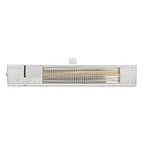 DURAMAXX Gold Bar 2000 Infrarot-Heizstrahler Wand-Heizstrahler (blendarme Gold-Infrarot-Röhre, 750 / 1500 / 2000 Watt, Fernbedienung, Schutzklasse IP65) silber - 3