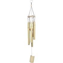 Windspiel Aus Bambus & Ahorn – Mit Stoppfunktion, Harmonischer Klang – Garten, Balkon Deko