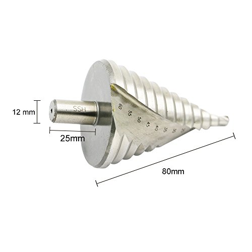 LESOLEIL HSS Hex Shank Pagoda Stufenbohrer 6-60mm - 2