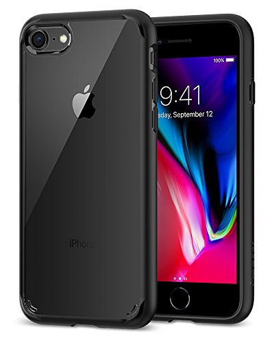 Spigen Ultra Hybrid [2nd Generation] iPhone 7 Case with Clear Air Cushion Technology for Apple iPhone 7 (2016) - Black