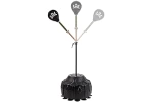 PLAYERZ BOXING EST 2020 Playerz Boxing Freestanding Punch Ball - Adjustable Height, 360° Strike Angle, Impact-Absorbing Spring, Sturdy Base with Suction Cups, Indoor & Outdoor Use - Improve Speed, Accuracy & Reflexes