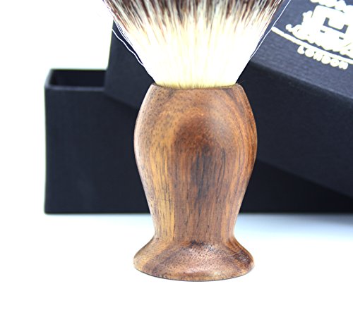 Haryali London Mens Shaving Brush with Synthetic Badger Hair Bristles Comes in Box - Image 7