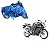 Auto Pearl Premium Quality - 100% Water Proof Ocean Blue Bike Body Cover With Mirror Pockets, Buckle Belt, Carry Bag For - Honda CBR 250R RS.1199.00