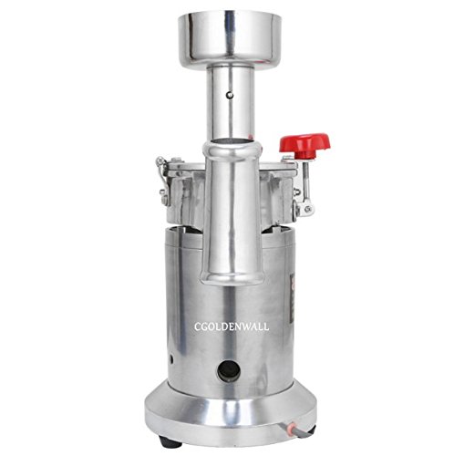 CGOLDENWALL 15kg/h Commercial Continuous Feeding Chinese Herb Grinder Crusher Ultrafine Powder Pulverizer Mill 220V