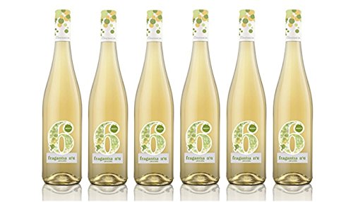 Fragantia 6 - Vino Blanco Baja Graduación V.T. Castilla - 6 Botellas de 750 ml - Total : 4500 ml