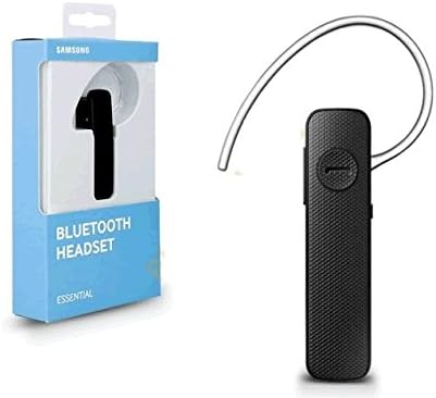 Genuine Black Samsung Bluetooth Essential Wireless Bluetooth-in-Ear Headset Hands-free With Mic for Mobile Phones and Tablets Samsung G3812B Galaxy S3 Slim, Samsung I8200 Galaxy S III mini VE, Samsung Galaxy S5 Duos, Samsung Galaxy S5 (octa-core), Samsung Galaxy S5 CDMA