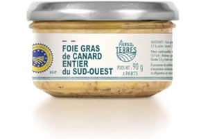 COLIS GOURMANDS Foie Gras de Canard Entier IGP Sud Ouest - Verrine 90g