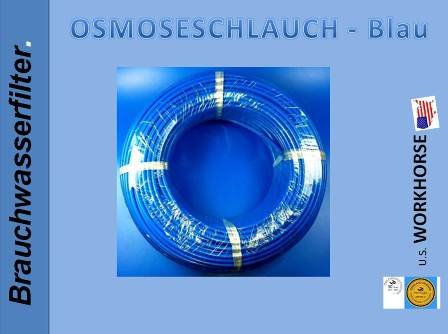 10 METER FREIE FARBWAHL Stck, Side by Side, Khlschrankschlauch, 6 mm Wasserschlauch WEISS, GELB, BLAU, ROT - IHRE WAHL 1/4 Zoll (6mm) fr Side by Side Khlschrank, Khlschrankschlauch, 10 m am Stck, Wasserfilter, Osmoseschlauch (Blau)