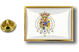 AKACHAFACTORY Spilla Pin pin's Spille spilletta Giacca Bandiera Distintivo Badge Due sicilie