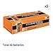 Price comparison product image 50 x 9V Duracell Industrial MN1604 E-Block Alkaline Batteries for Electronics