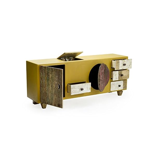 La Quercia 21 Ochre MDF Sideboard with a Natural Earth Finish - Image 4