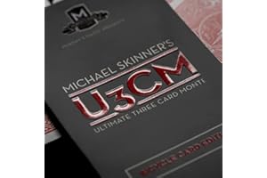 SOLOMAGIA Michael Skinner's Ultimate 3 Card Monte Red by Murphy's Magic Supplies Inc.