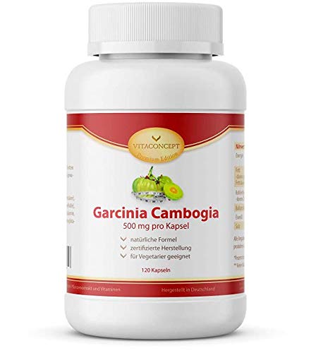 Estratto di Garcinia Cambogia - brucia i grassi e controlla l'appetito - 120 capsule da 500 mg