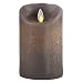 Produktbild Sompex FLAME LED Kerze Echtwachs mit Timer 8 cm x 12,5 cm taupe 36540