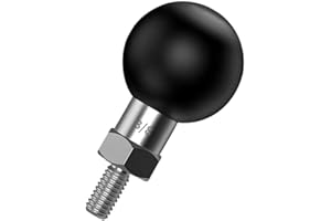 IHYTOON Vis 3/8" avec vis de support à boule de 1" pour rétroviseur de moto - Bras de connexion compatible Ram Mount Moto (3/8-01)