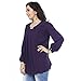 Go.4.it Women's Pleated Top (XXXX-Large, Purple)