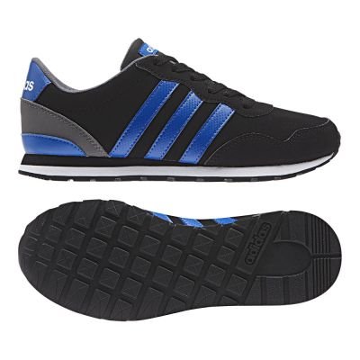adidas Unisex-Kinder V Jog K Fitnessschuhe, Schwarz (Negbas/Blau/Ftwbla), 28 EU adidas Unisex-Kinder V Jog K Fitnessschuhe, Schwarz (Negbas/Blau/Ftwbla), 28 EU