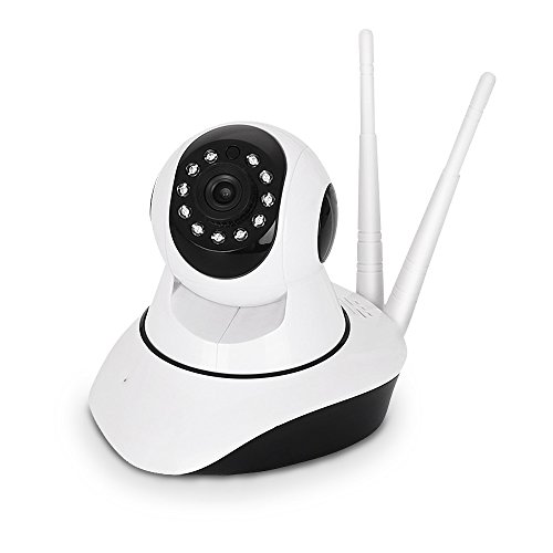 Drahtlose Wifi IP-Kamera 360 Grad 1080P HD Überwachung Home Security Device mit Zwei Möglichkeiten Audio, Nachtsicht, Speicherkartensteckplatz für Baby/Home/Pet/Office (White) Drahtlose Wifi IP-Kamera 360 Grad 1080P HD Überwachung Home Security Device mit Zwei Möglichkeiten Audio, Nachtsicht, Speicherkartensteckplatz für Baby/Home/Pet/Office (White)