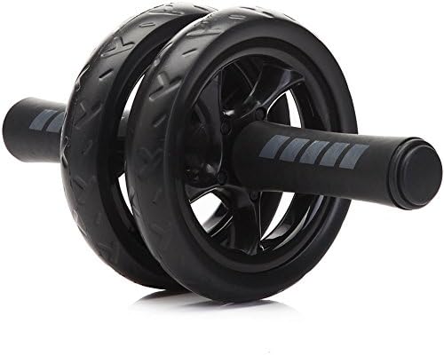 Abdominal Exercise Roller With Extra Thick Knee Pad Mat by SKYIOL - Abdominal Exercise Roller Strength Training Machine AB Wheel Gym Tool
