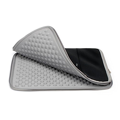 Ivencase® stoßfest Neopren Laptop Sleeve Tasche Hülle Beutel Für 11-11.6 Zoll Laptop / Notebook / MacBook / MacBook Air 11 / Chromebook Schwarz - 6