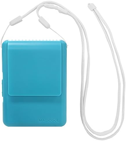 Daisaku MAGICOOL Mobile fan Neck cool breeze "My fan mobile" Emerald Blue