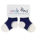 Sock Ons - 6-12 Months in NAVY BLUE