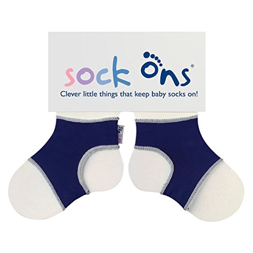 Sock Ons - 6-12 Months in NAVY BLUE