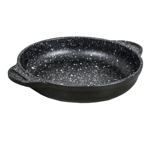Risoli Hardstone Tegamino per Uova, Alluminio, Nero