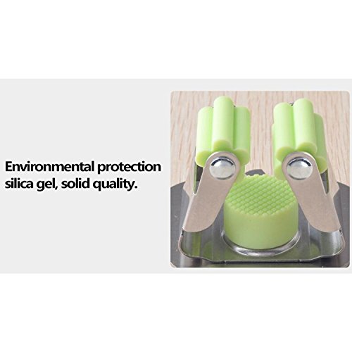 qobobo® 1St. Besenhalter selbsthaftend Werkzeughalter Befestigen ohne Bohren, rostfrei Edelstahl - 8