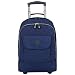 Produktbild TYUIO Rucksack auf Rädern Große, rollende, wasserdichte Schultasche für Laptops Tagesrucksack für unterwegs Handgepäckkoffer (Color : Dark Blue)