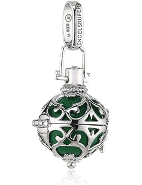 Engelsrufer Anhänger silber mit grüner Kugel ER-04-S