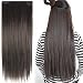 FOK 5 Clip based Synthetic Hair Extension Brown Color-24 inches RS.370.00