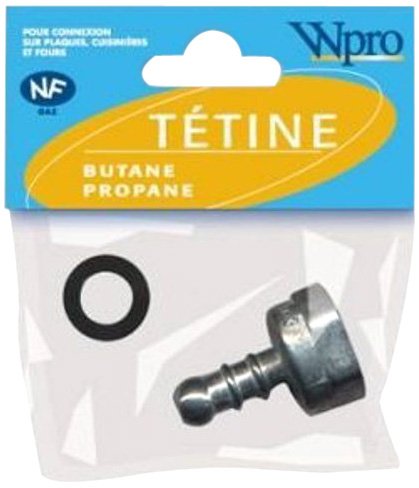 Wpro TPB001 Tétine Gaz Butane pour Appareil de Cuisson