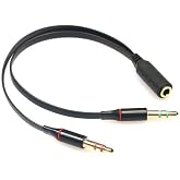 Lunatic 5744 Kulaklık Mikrofon &Ccedil;evirici Ayırıcı. B&uuml;t&uuml;n Telefon Modellerine Uyumlu Tek 3.5mm Girişe Sahip Olan Kulaklıklarınız