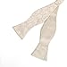VS1016-S Beige Pattern Vest Necktie Cufflinks Bowtie Hanky Mens Gifts By Y&G