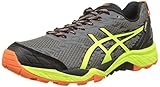 Asics Gel-Fujitrabuco 5 Gtx, Zapatillas de Trail Running Hombre, Varios Colores (Shark / Safety Yellow / Black), 45 EU