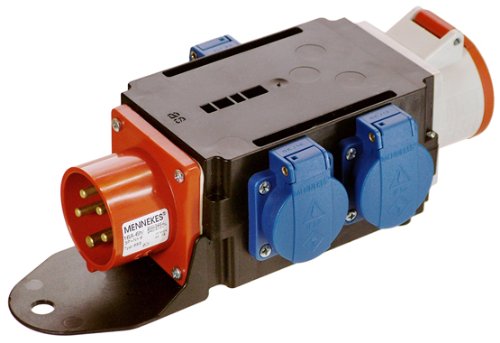 As-Schwabe 880197 Adapter Mixo, 230 V/440 V/16 A, IP 44, für Baustellen