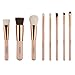 Generic Pro 8pcs Pink Wood Handle Face Eye Foundation Powder Cream Makeup Brushes Tools RS.600.00