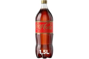 COCA-COLA Lot de 12 boissons gazeuses Cola-Cola Senza Caffeina PET 1,5 l de coke sans caféine