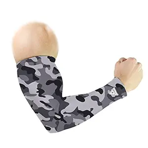 Le Gear - CF-002 Camouflage Series Arm Sleeves (Grey, Free Size)