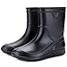 Produktbild Flyd Gummistiefel Herren Kurzschaft rutschfeste Regenstiefel Männer Wasserdicht Kurz Gummi Stiefeletten Rain Boots Schwarz Größe 44