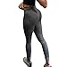 Produktbild Leggings Hosen Damen, ABsolute Frauen Moda Leggings Hosen Sport Leggings Fitness Running Yoga Hosen Athletische Leggings (L, Grau)