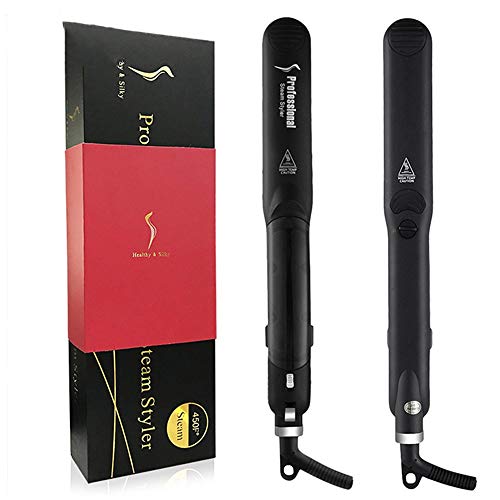 Steam Hair Straightener Wet and Dry Straight Bar Straight Roll Bar Perm Electric Plywood Hairdressing Tools