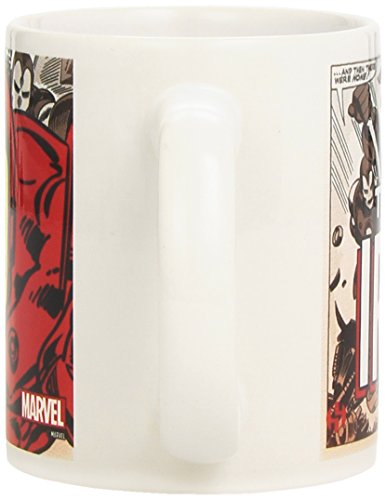 Semic-Distribution-smug014--Mbel-und-Dekoration--Tasse-Marvel-Retro-Serie-1--Iron-Man