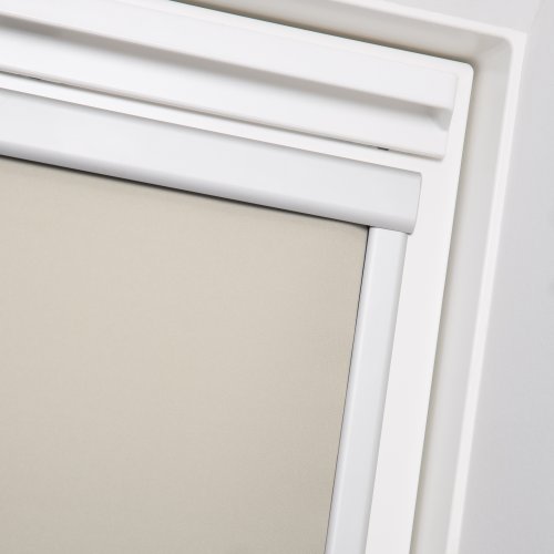 Lichtblick DRS.F06.05 Dachfensterrollo Skylight für Velux Dachfenster, Thermo, Verdunkelung – Creme (F06) - 6