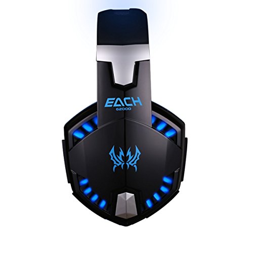 PC-Gaming-Headset/Kopfhörer, In-Ear-Stereo-Headset (3,5 mm Klinke, USB-Anschluss, kabelgebunden, komfortabel, Kopfhörer mit Mikrofon, 50 mm Treiber, für PC-Gaming/iPad/Tablet/Laptop) - 7