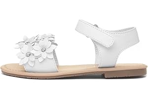 Walkright Faron Girls White Flower Sandal